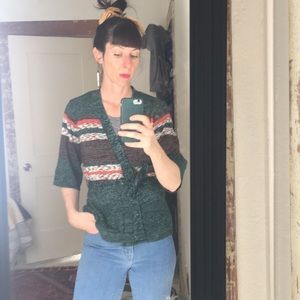 Vintage 60s/70s Sweater with Waist Tie